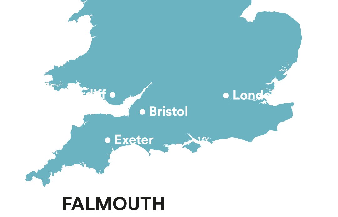 Falmouth map